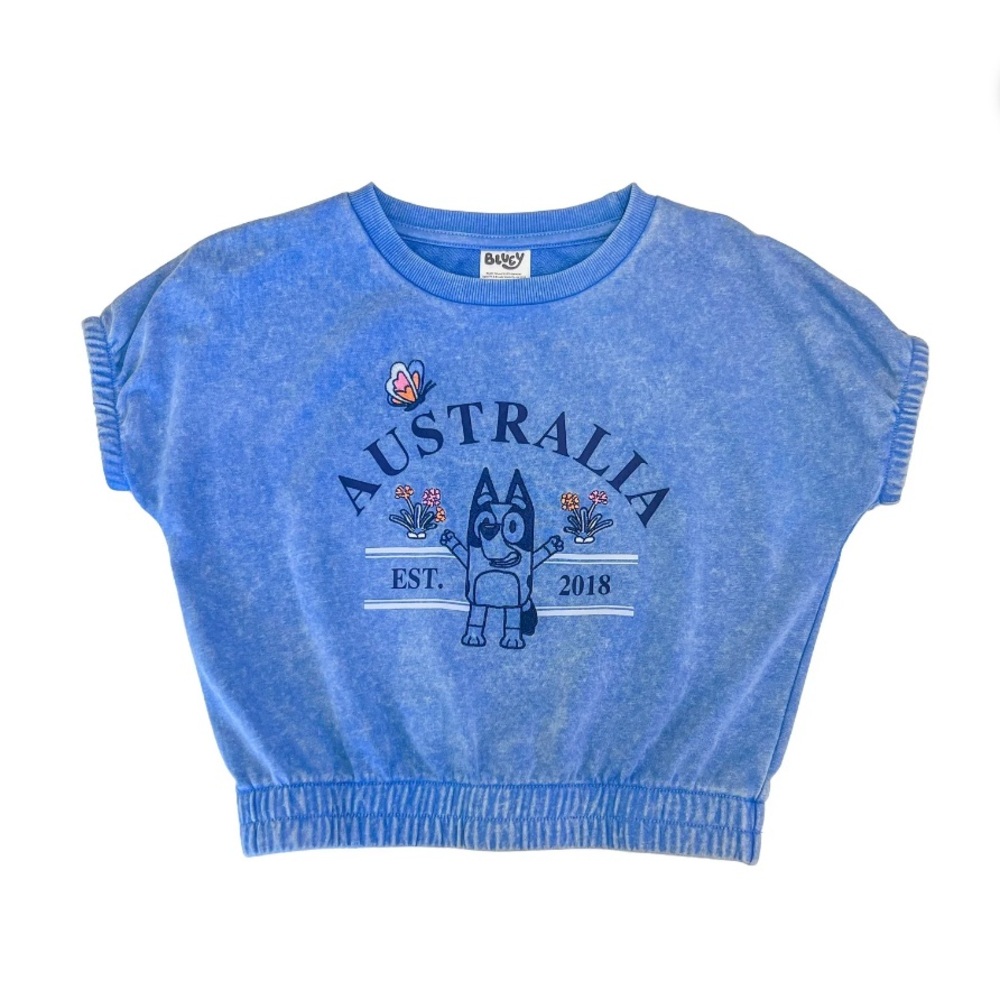 Bluey Australia short sleeve graphic Top